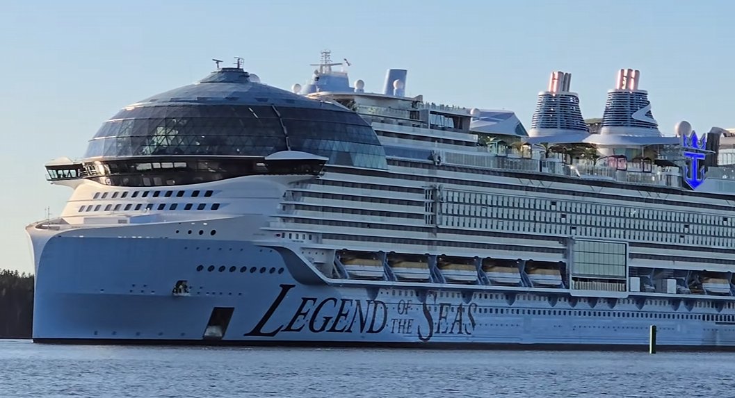 Legend of the Seas cruise ship at sea