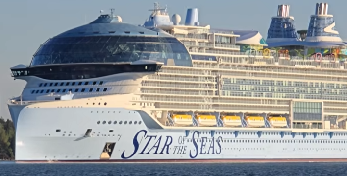Star of the Seas cruise ship at sea