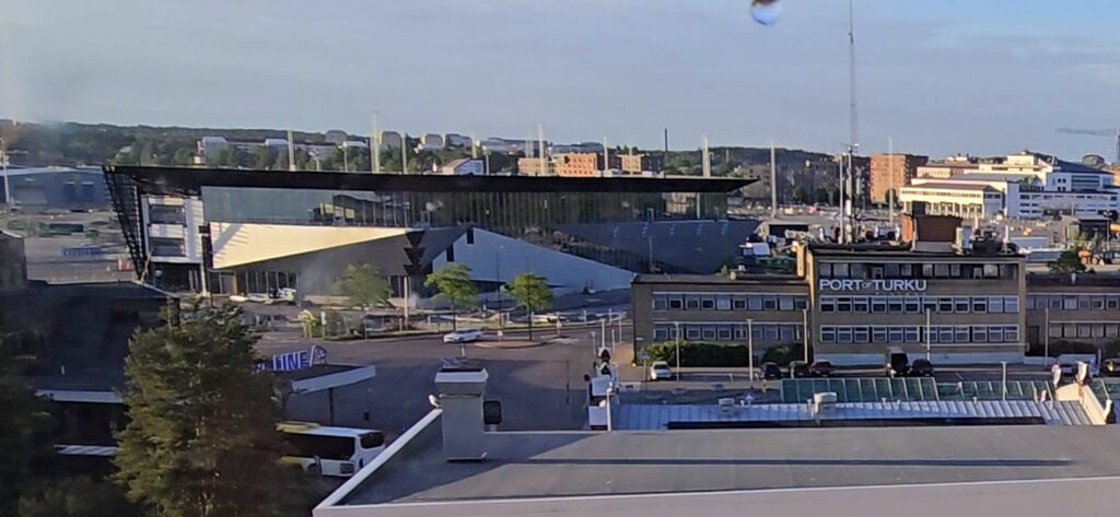 Old and new Terminal in Turku| Viking Line & Tallink Silja